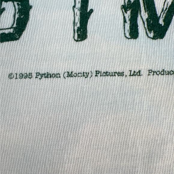 90s Monty Python Flying Circus Lumberjack tshirt 1990s vintage - Picture 5 of 8